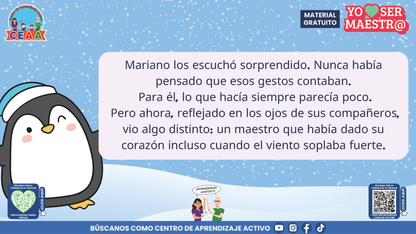 Historias para Maestros Taller Intensivo Maestros Enero 2026 - LOS PINGÜINOS Y EL CUADERNO DEL HIELO NUEVO en PDF