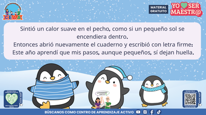 Historias para Maestros Taller Intensivo Maestros Enero 2026 - LOS PINGÜINOS Y EL CUADERNO DEL HIELO NUEVO en PDF