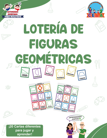 Lotería de Figuras Geométricas