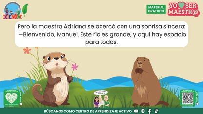 Historias para Maestros - MANUEL, EL PEQUEÑO CASTOR PROBLEMA en PDF