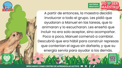 Historias para Maestros - MANUEL, EL PEQUEÑO CASTOR PROBLEMA en PDF