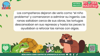 Historias para Maestros - MANUEL, EL PEQUEÑO CASTOR PROBLEMA en PDF