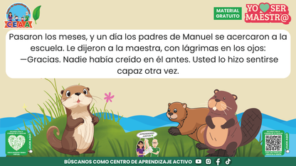 Historias para Maestros - MANUEL, EL PEQUEÑO CASTOR PROBLEMA en PDF