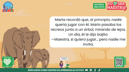 Historias para Maestros - MARTA, LA ELEFANTA MAESTRA Y SU ÁLBUM DEL ÚLTIMO DÍA en PDF