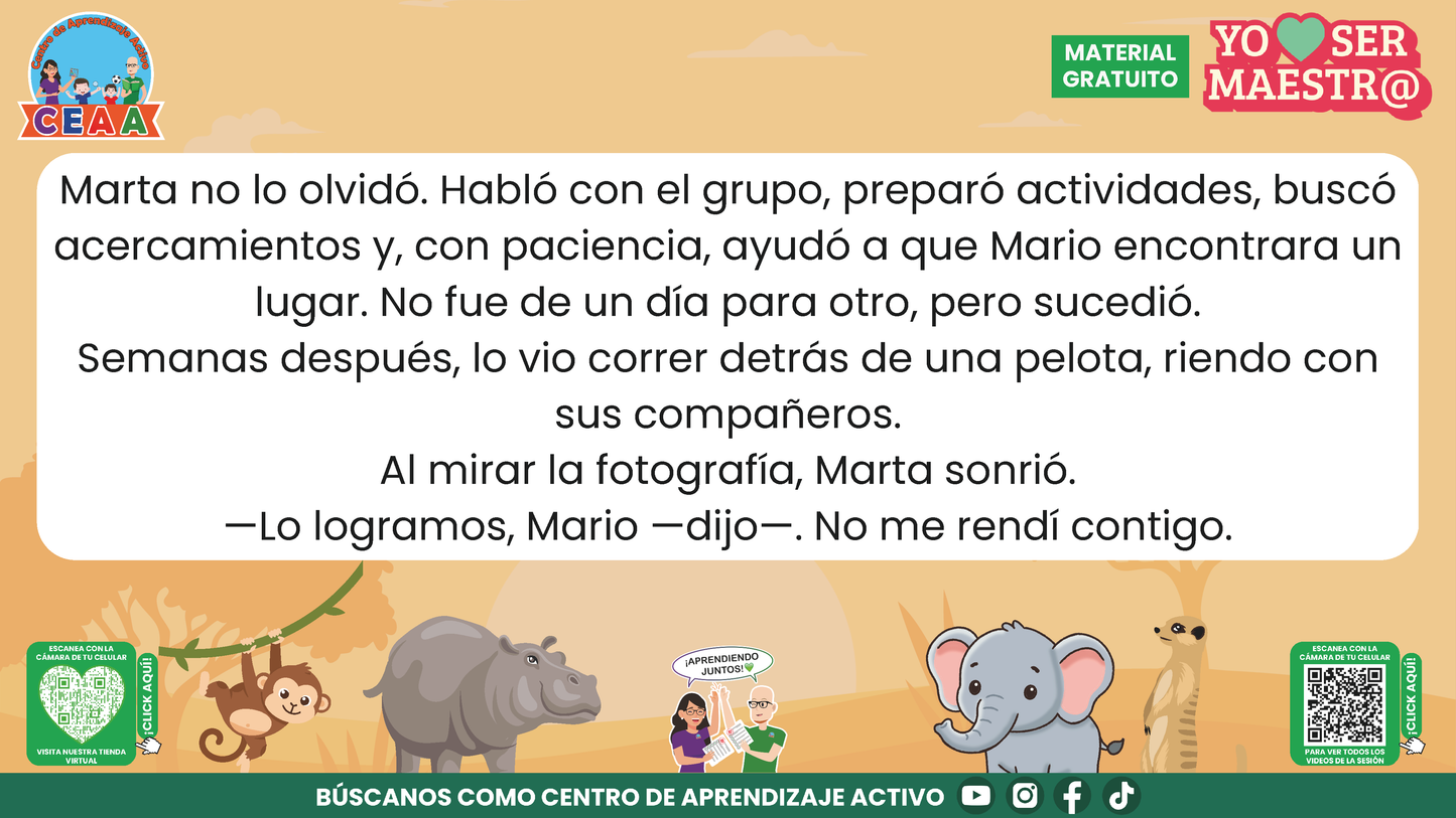 Historias para Maestros - MARTA, LA ELEFANTA MAESTRA Y SU ÁLBUM DEL ÚLTIMO DÍA en PDF
