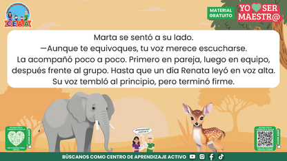 Historias para Maestros - MARTA, LA ELEFANTA MAESTRA Y SU ÁLBUM DEL ÚLTIMO DÍA en PDF