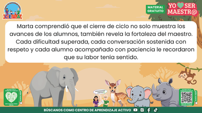 Historias para Maestros - MARTA, LA ELEFANTA MAESTRA Y SU ÁLBUM DEL ÚLTIMO DÍA en PDF