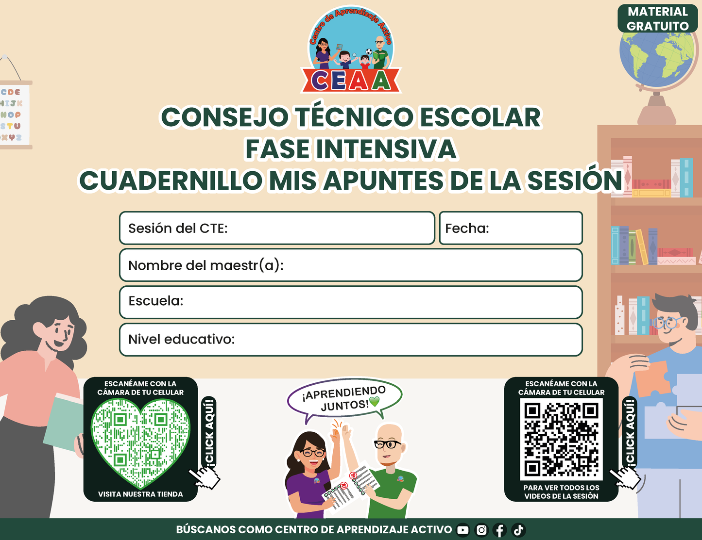 Cuadernillo Mis Apuntes de la Sesión CTE Fase Intensiva Sesión 1 en PDF