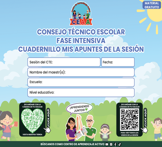 Cuadernillo Mis Apuntes de la Sesión CTE Fase Intensiva Sesión 2 en PDF