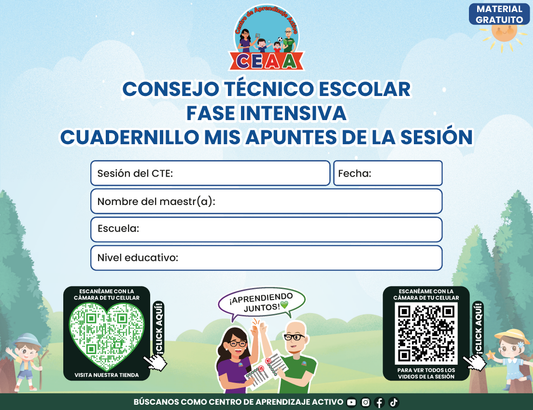 Cuadernillo Mis Apuntes de la Sesión CTE Fase Intensiva Sesión 4 en PDF