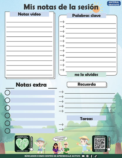 Cuadernillo Mis Apuntes de la Sesión CTE Fase Intensiva Sesión 4 en PDF