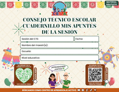 Cuadernillo Mis Apuntes De la Sesión CTE en PDF