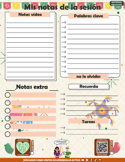 Cuadernillo Mis Apuntes De la Sesión CTE en PDF