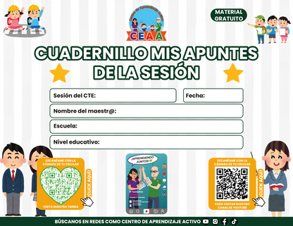 Cuadernillo Mis Apuntes de la Sesión CTE Fase Intensiva Sesión 2
