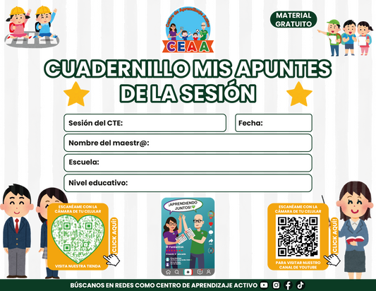 Cuadernillo Mis Apuntes de la Sesión CTE Fase Intensiva Sesión 2