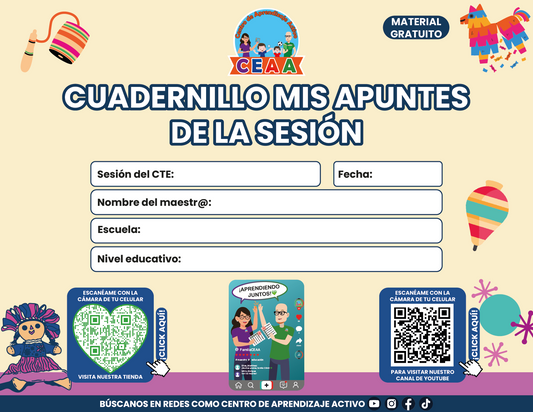 Cuadernillo Mis Apuntes de la Sesión CTE Fase Intensiva Sesión 3