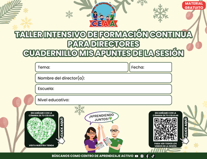 Cuadernillo Mis Apuntes Taller Intensivo Directores Enero en PDF