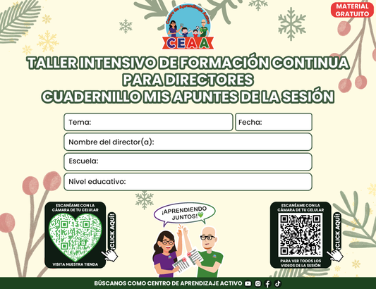 Cuadernillo Mis Apuntes Taller Intensivo Directores Enero en PDF