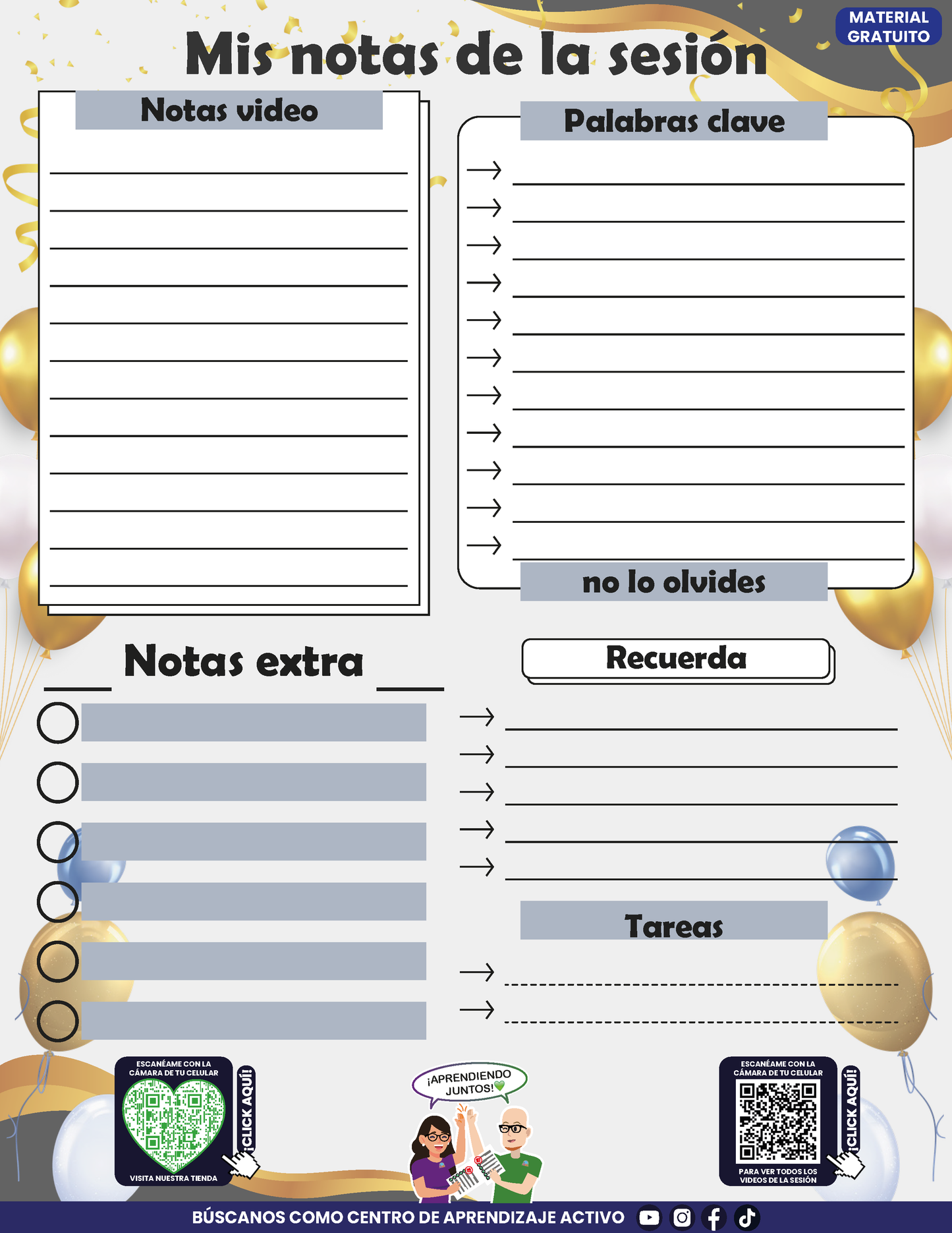 Cuadernillo Mis Apuntes Taller Intensivo Sesión 1 Julio 2026