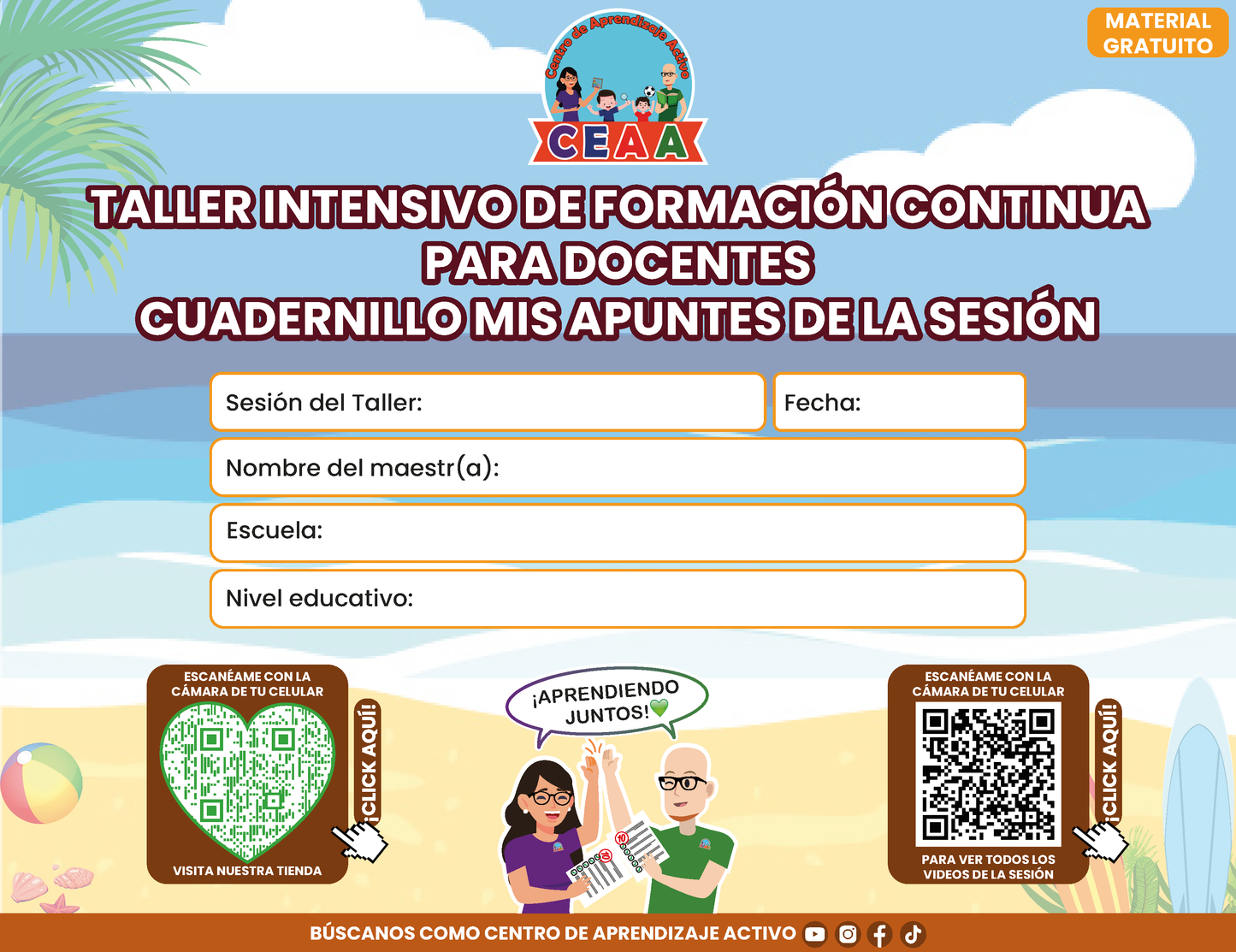 Cuadernillo Mis Apuntes Taller Intensivo Sesión 2 Julio 2026