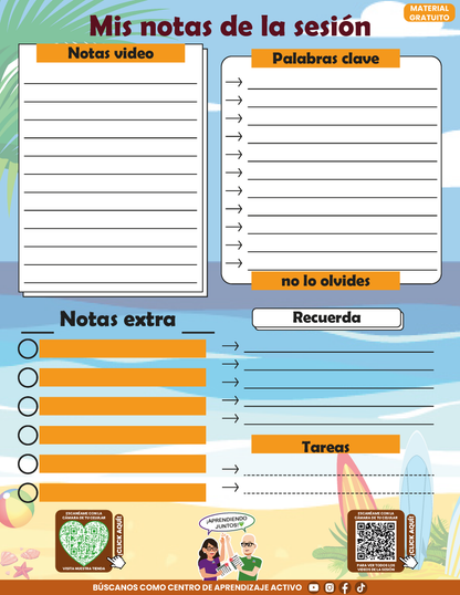 Cuadernillo Mis Apuntes Taller Intensivo Sesión 2 Julio 2026