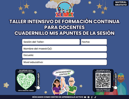 Cuadernillo Mis Apuntes de la Sesión Taller Docentes Sesión 1 Enero 2026 en PDF
