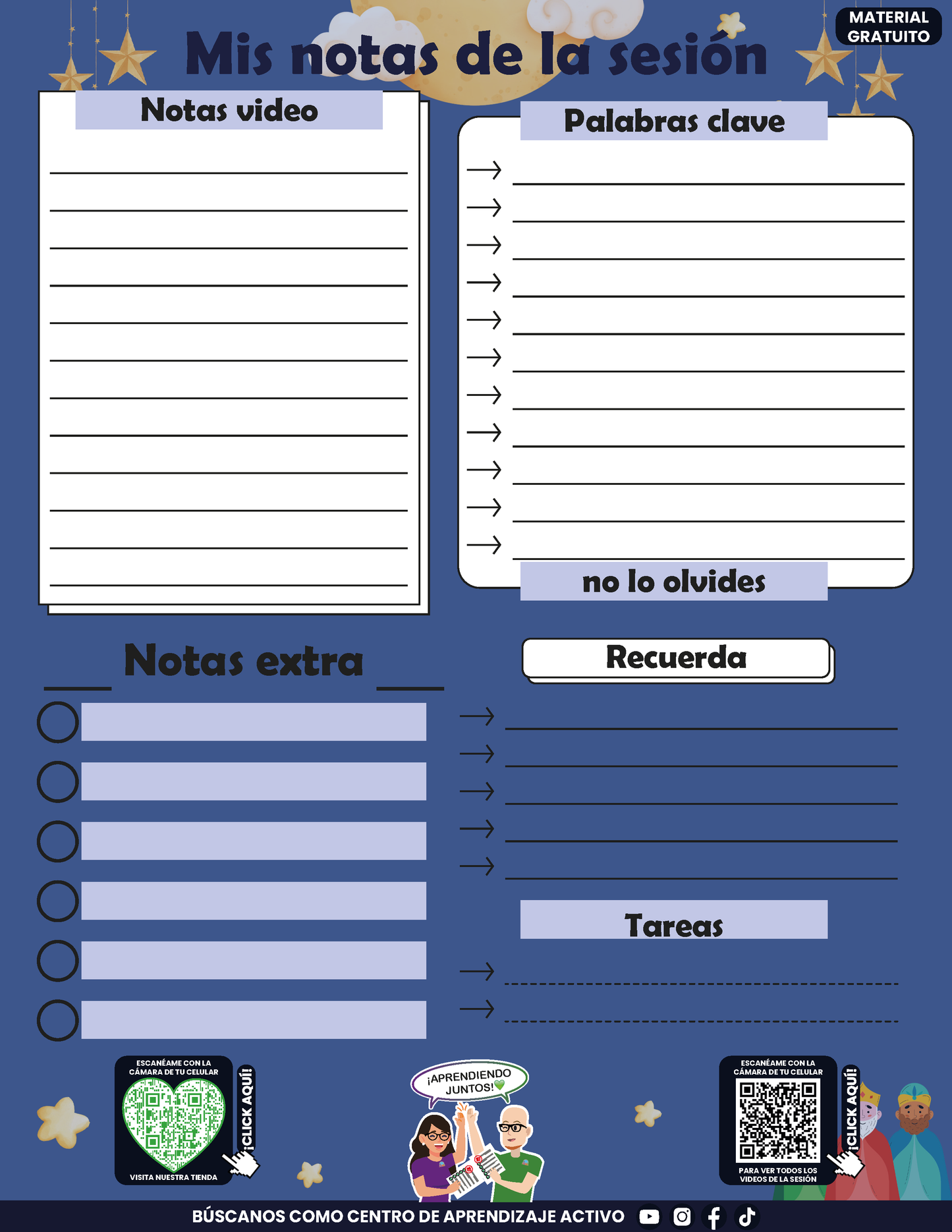 Cuadernillo Mis Apuntes de la Sesión Taller Docentes Sesión 1 Enero 2026 en PDF