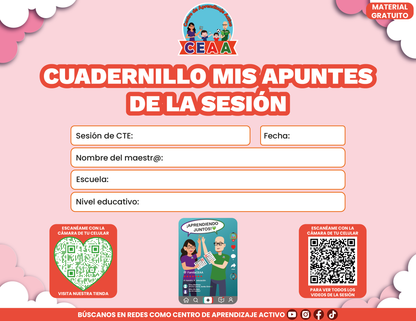 Cuadernillo Mis Apuntes de la Sesión