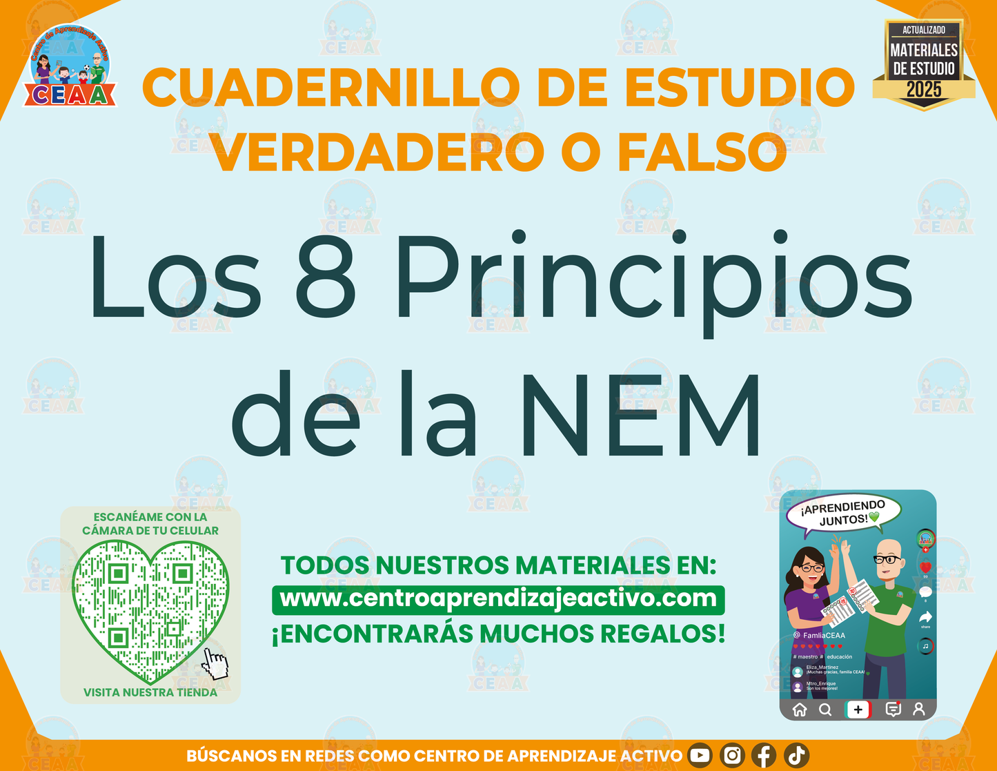 Cuadernillo de Estudio - Los 8 Principios de la NEM - Verdadero o Falso