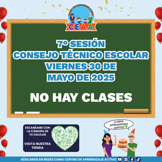 Aviso No Hay Clases CTE Mayo 2025