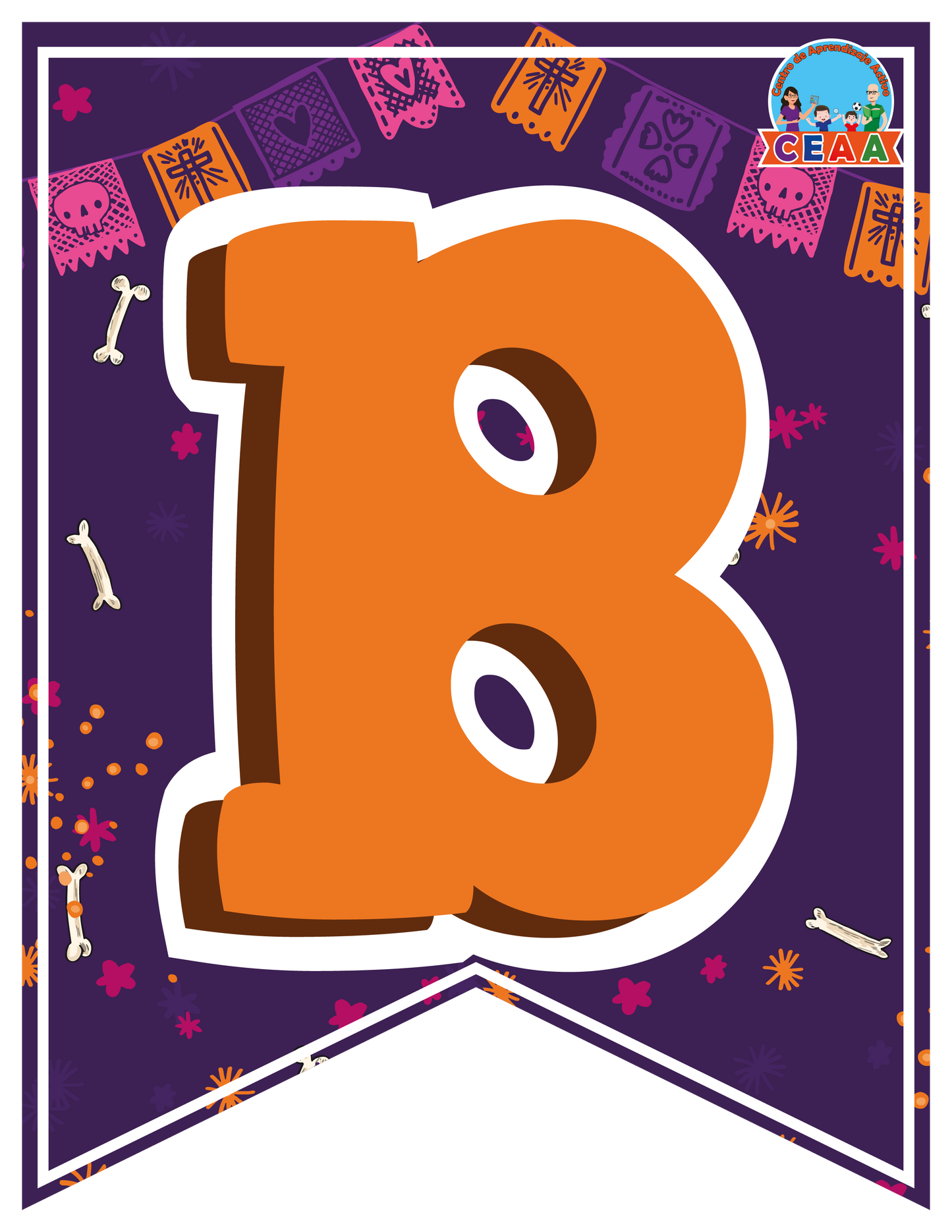 Banderín Mes de Octubre V2 en PDF