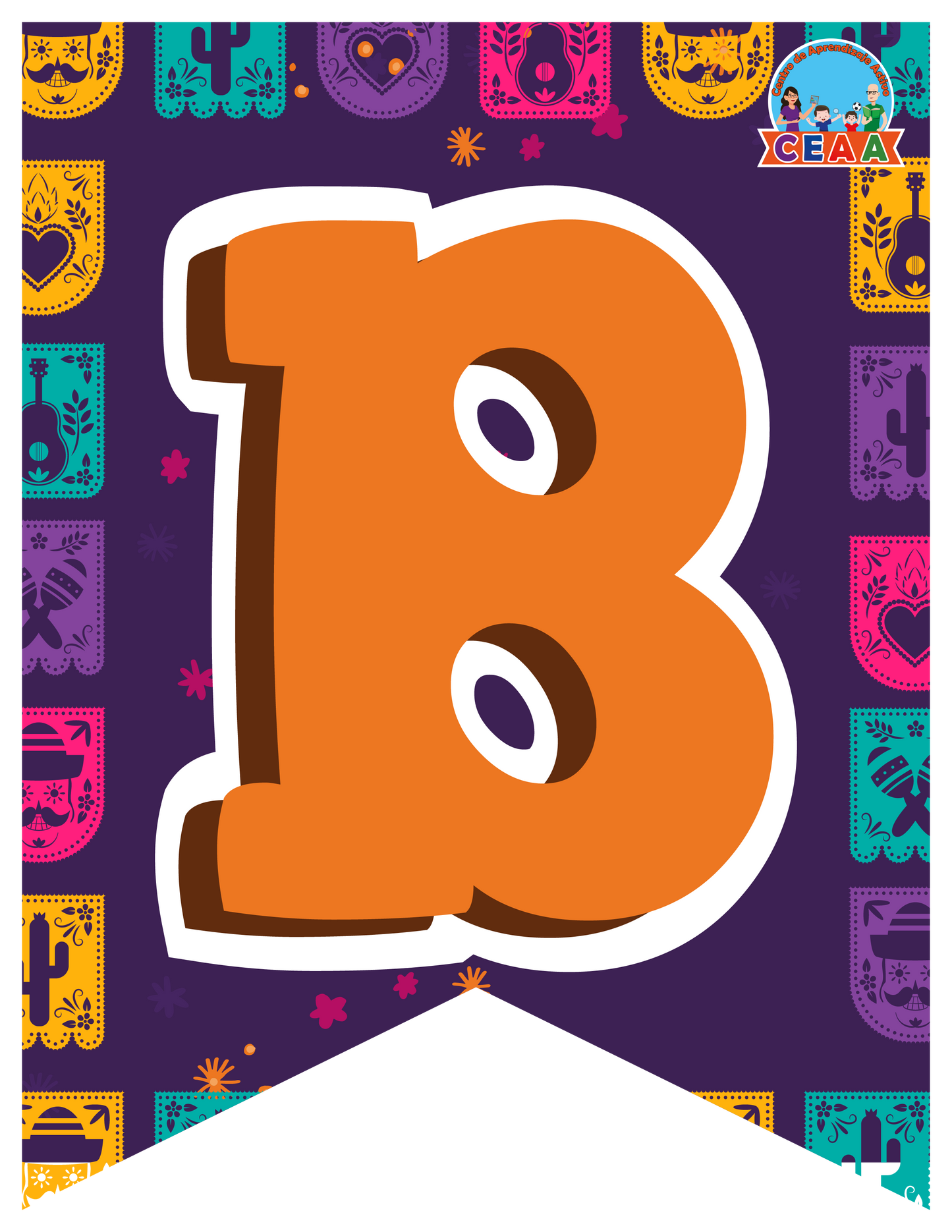 Banderín Mes de Octubre V1 en PDF