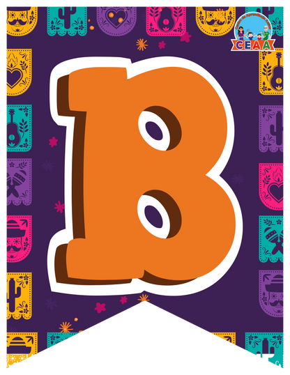 Banderín Mes de Octubre V1 en PDF