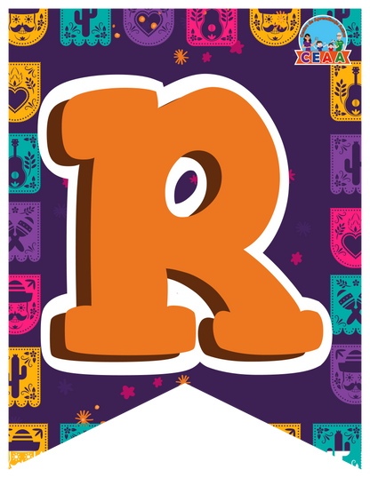 Banderín Mes de Octubre V1 en PDF