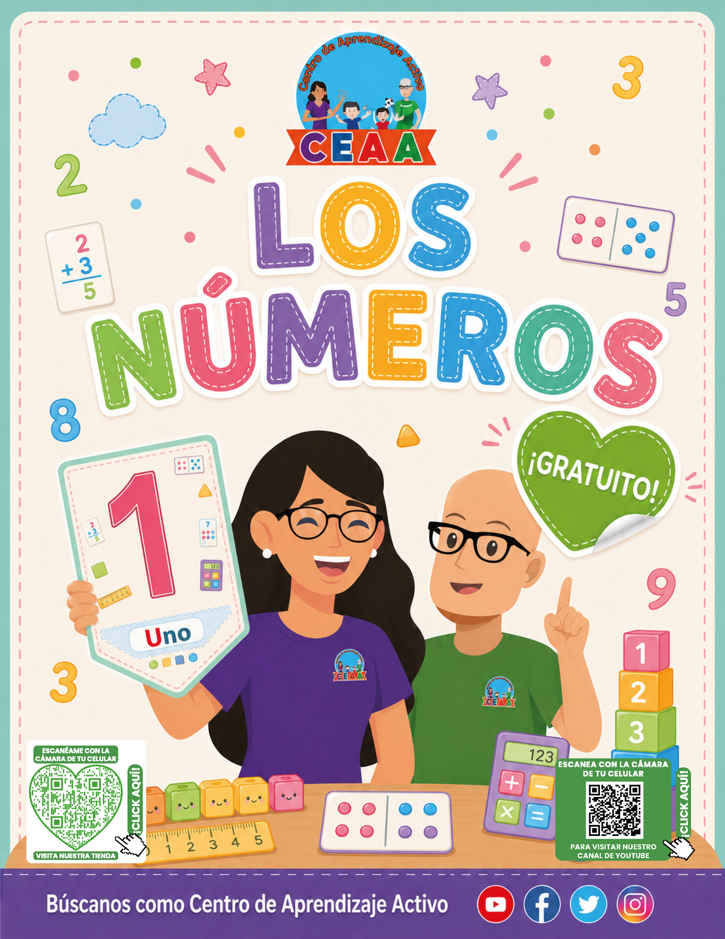 Banderín Los Números en PDF