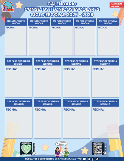 Organización CTE 12 Temas en PDF