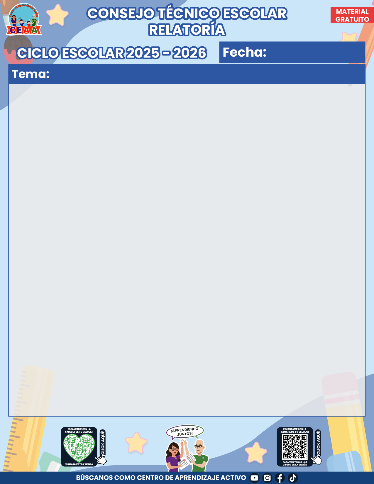 Organización CTE 12 Temas en PDF