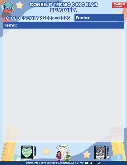 Organización CTE 12 Temas en PDF