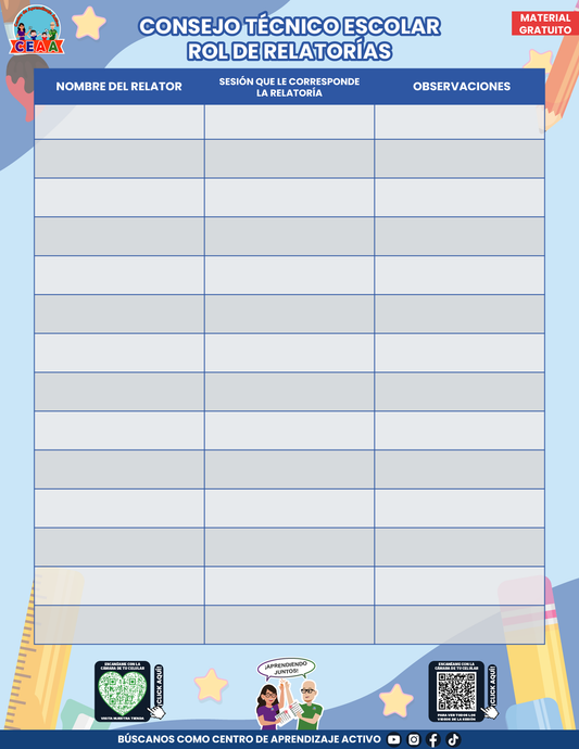 Organización CTE 12 Temas en PDF