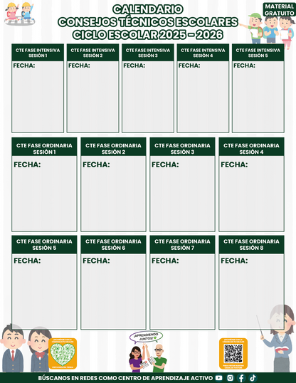 Organización CTE Fase Intensiva Sesión 2