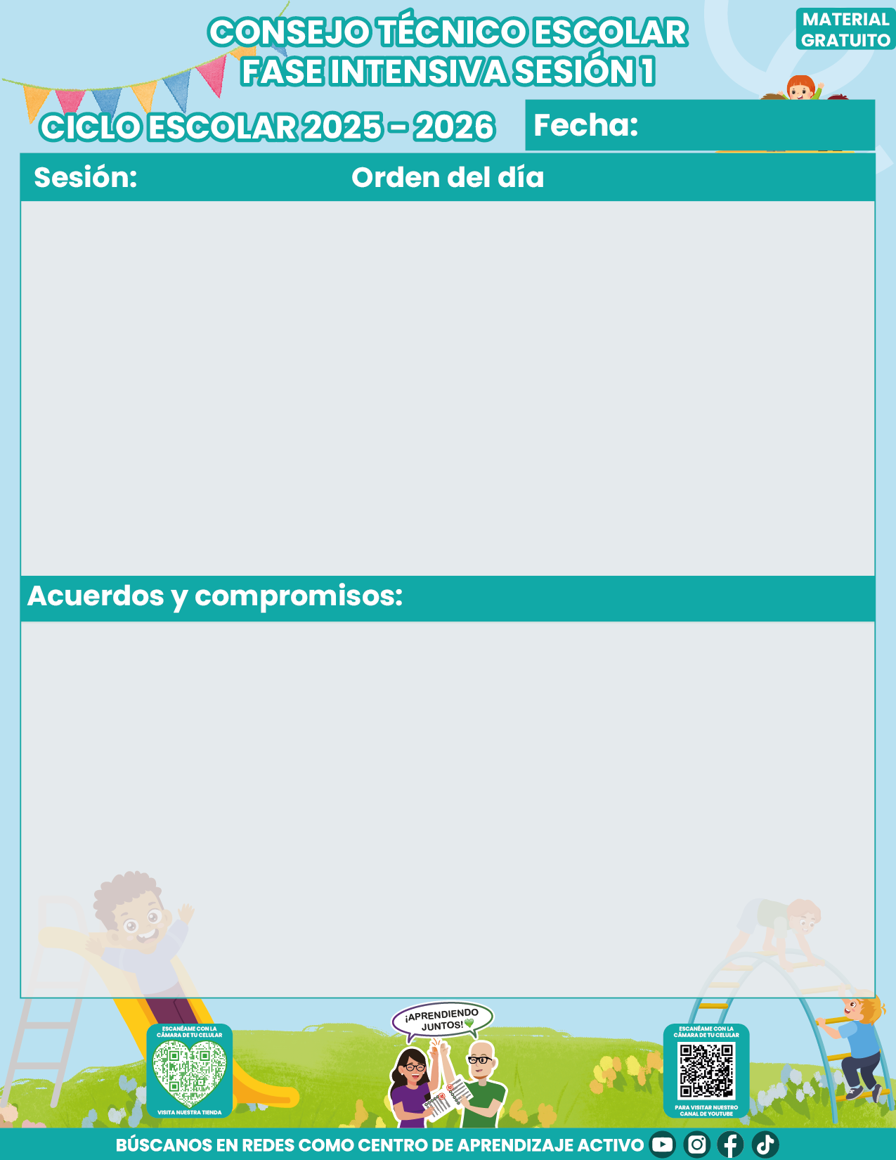 Organización CTE Fase Intensiva Sesión 1