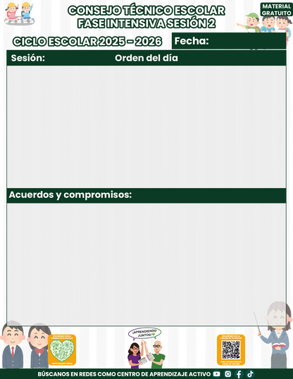 Organización CTE Fase Intensiva Sesión 2