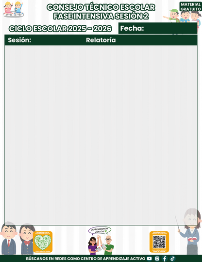 Organización CTE Fase Intensiva Sesión 2