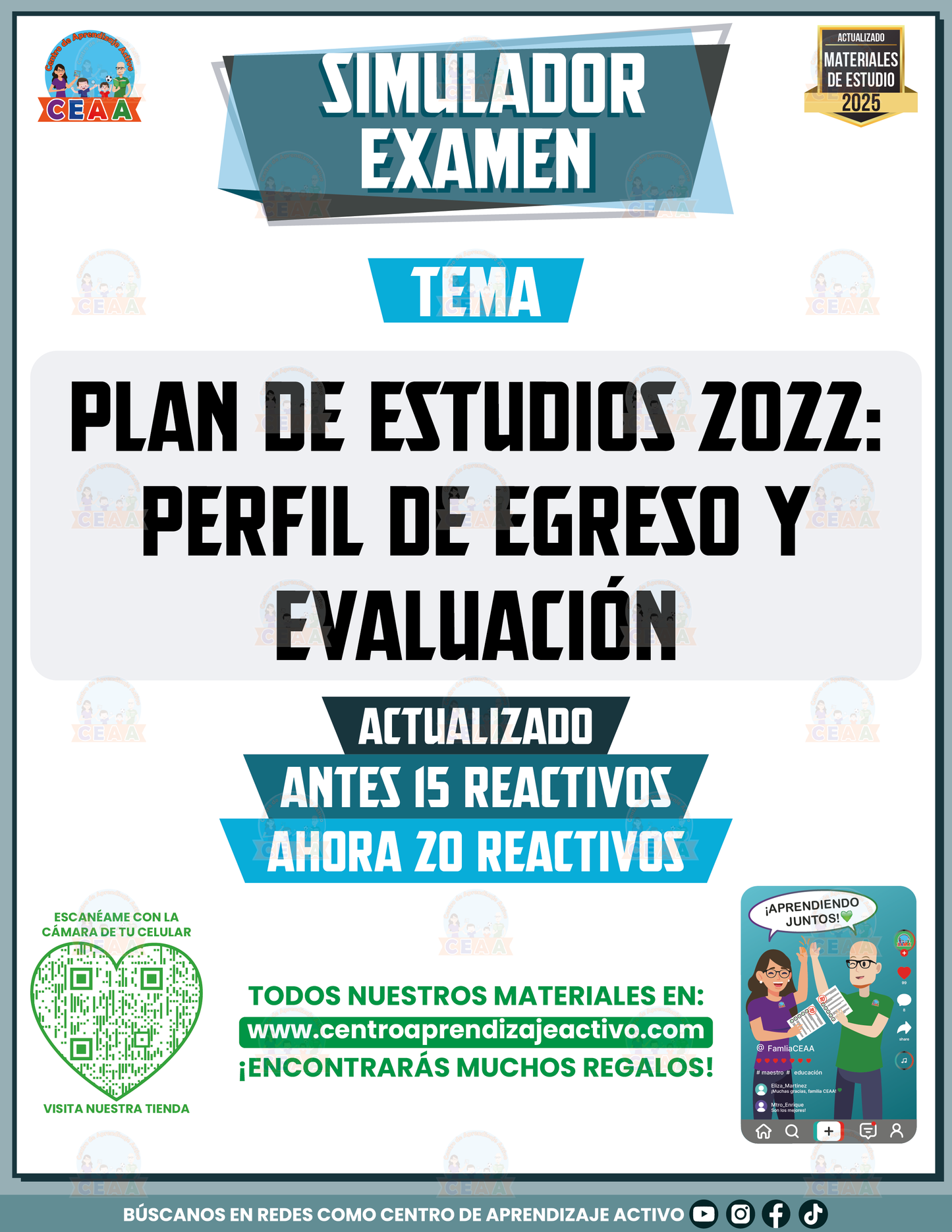 Simulador de Examen Plan 2022: Perfil de Egreso y Evaluación