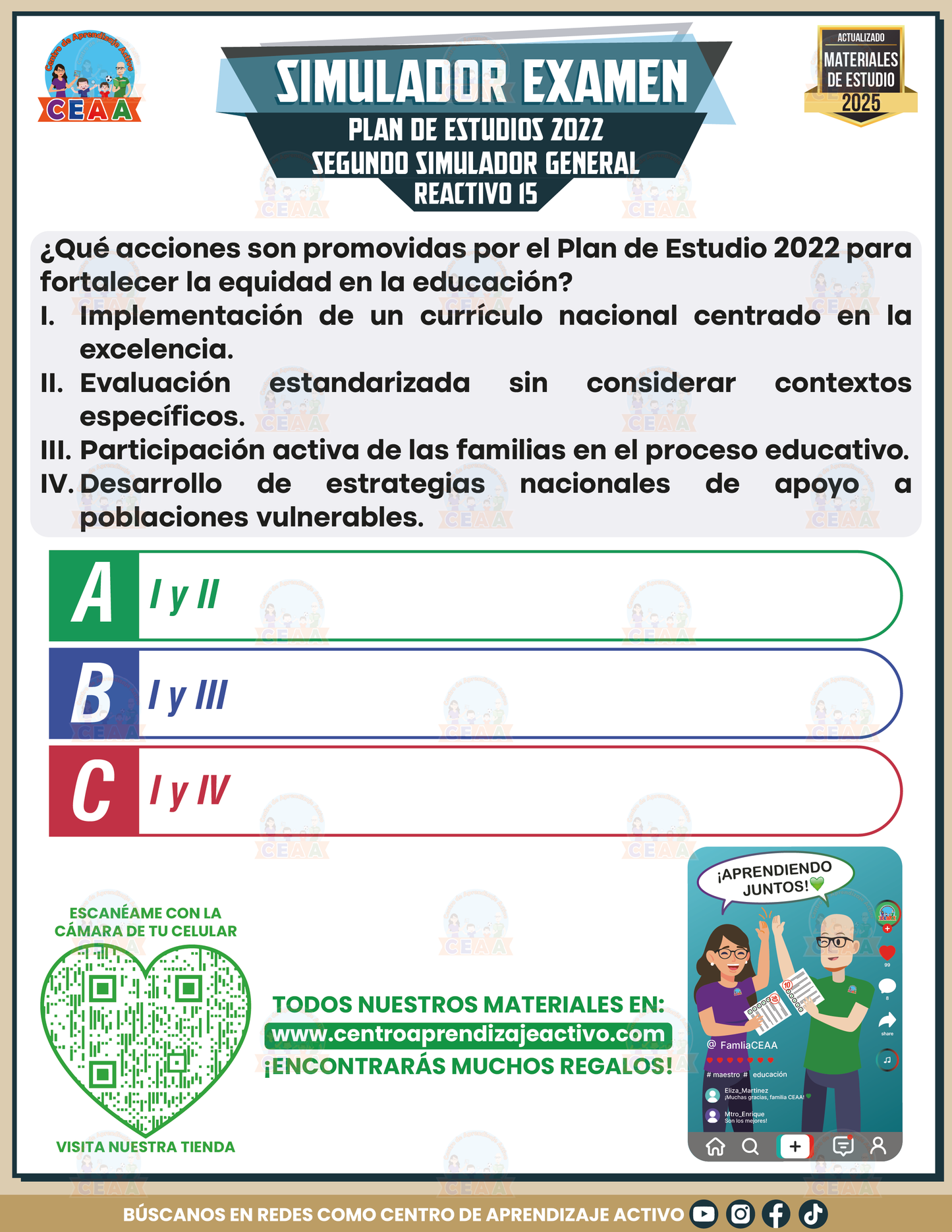 Simulador de examen PLAN DE ESTUDIOS 2022 Segundo simulador general en PDF