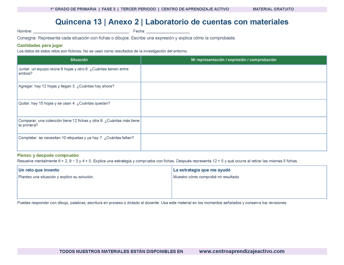 PLANEACIÓN 1° Primaria Tercer Periodo (Abr, May, Jun, Jul) en 🎁PDF
