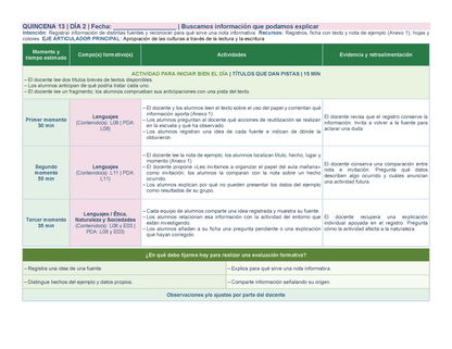 PLANEACIÓN 1° Primaria Tercer Periodo (Abr, May, Jun, Jul) ✏️Editable en Word