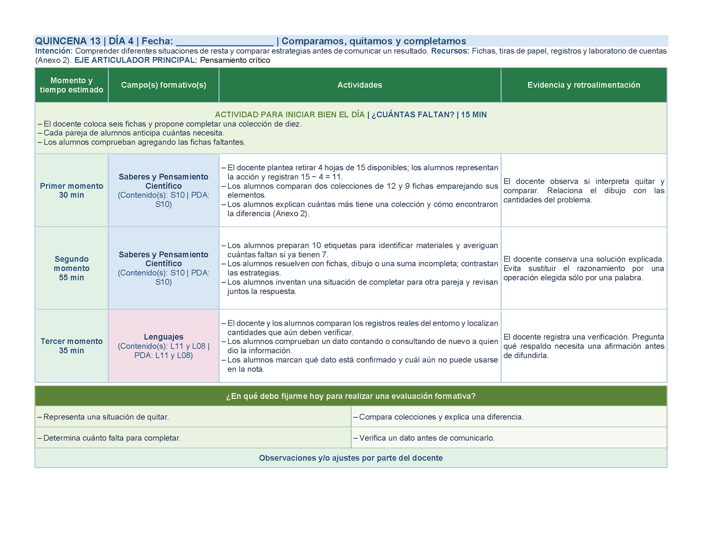 PLANEACIÓN 1° Primaria Tercer Periodo (Abr, May, Jun, Jul) ✏️Editable en Word