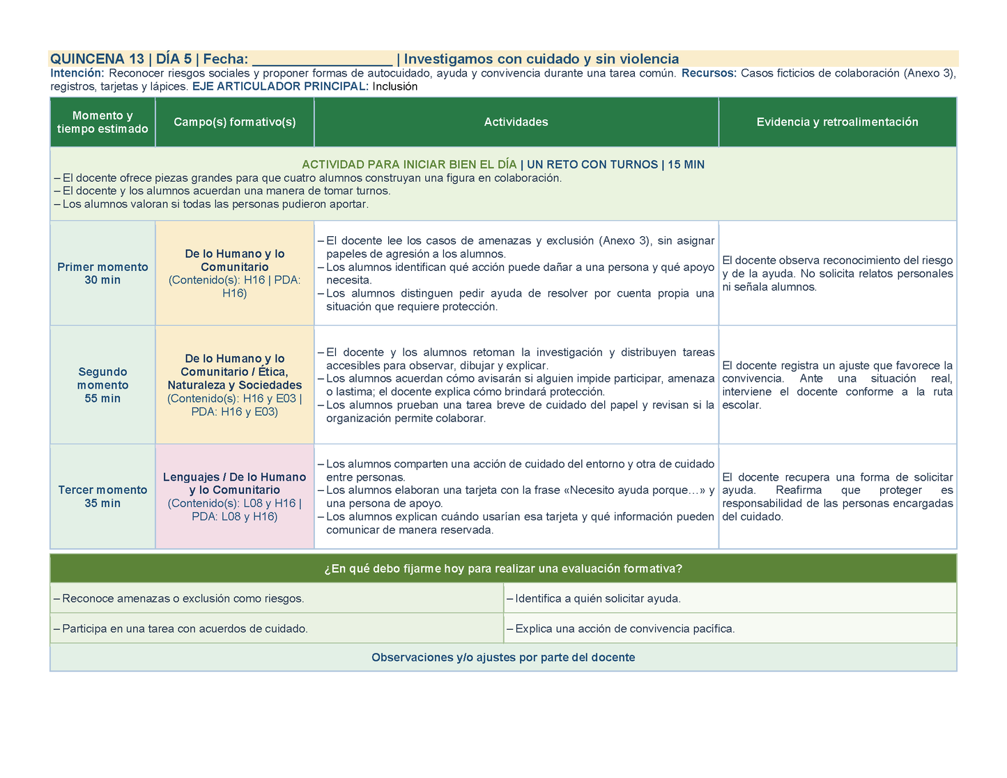 PLANEACIÓN 1° Primaria Tercer Periodo (Abr, May, Jun, Jul) ✏️Editable en Word