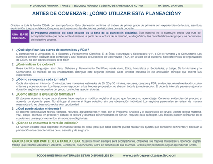 PLANEACIÓN 1° Primaria Segundo Periodo (Dic, Ene, Feb, Mar) en 🎁pdf